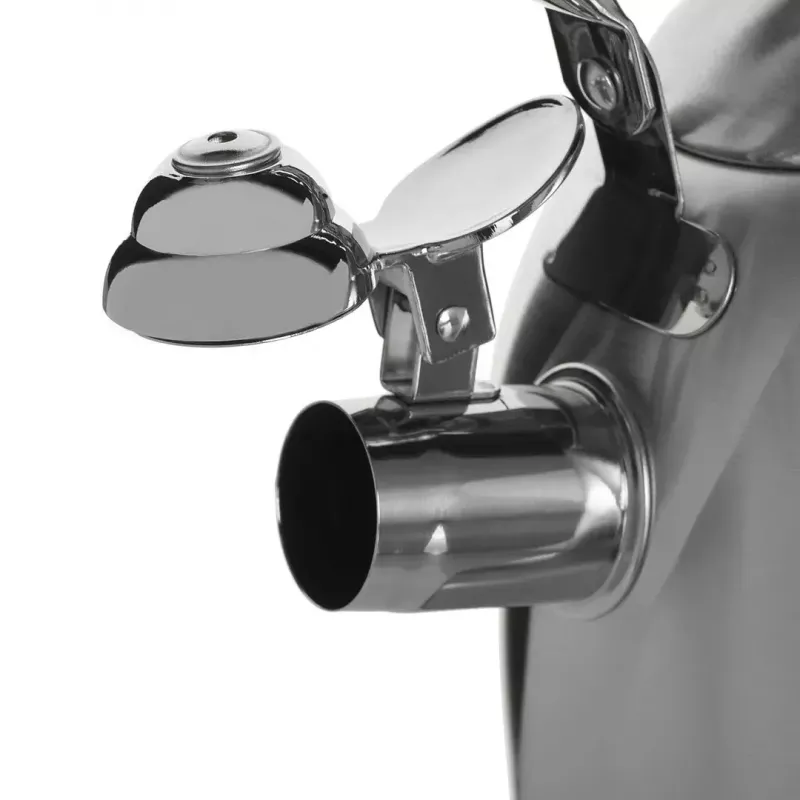 Chaleira Maestro MR-1305 — chaleira de fogão em aço inoxidável, 3,0 L, adequada para indução, apito, tampa articulada