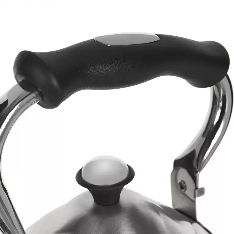 Chaleira Maestro MR-1305 — chaleira de fogão em aço inoxidável, 3,0 L, adequada para indução, apito, tampa articulada