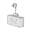 Tomada de parede ColorWay CW-CHE24PDW com tomada USB-C Power Delivery 24W integrada