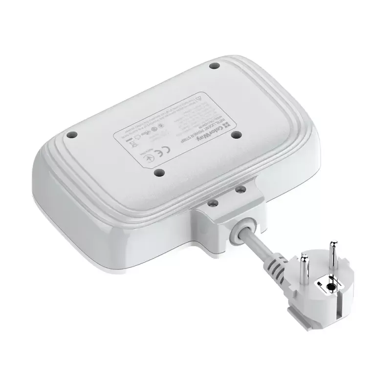 Tomada de parede ColorWay CW-CHE24PDW com tomada USB-C Power Delivery 24W integrada
