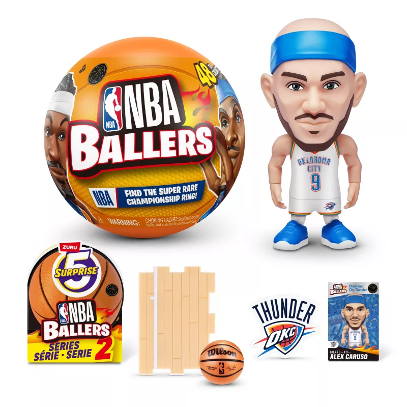 5 Surprise NBA Ballers Série 2, 3 anos, Multicolor
