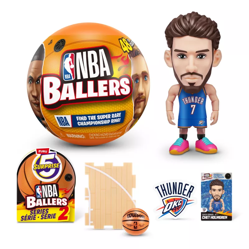 5 Surprise NBA Ballers Série 2, 3 anos, Multicolor