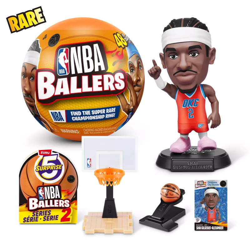 5 Surprise NBA Ballers Série 2, 3 anos, Multicolor