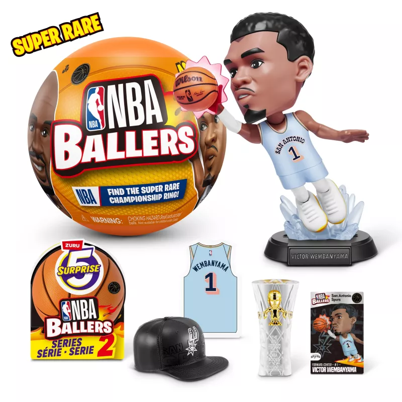5 Surprise NBA Ballers Série 2, 3 anos, Multicolor