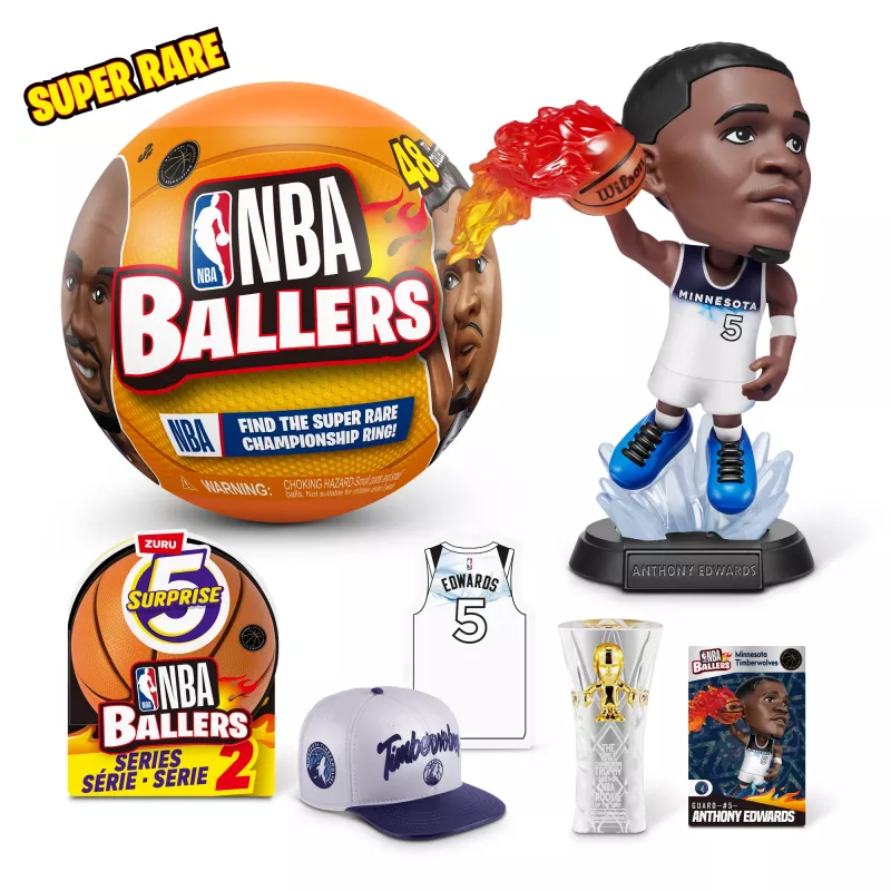 5 Surprise NBA Ballers Série 2, 3 anos, Multicolor