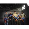 Blaster de dardos de brinquedo Zuru XSHOT Insanity — Smoke N Barrel, inclui 72 dardos de espuma