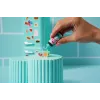 Conjunto de brinquedo Zuru Mini Brands Mini Minis Fill the Fridge Playset — acessórios colecionáveis de frigorífico em miniatura com alimentos