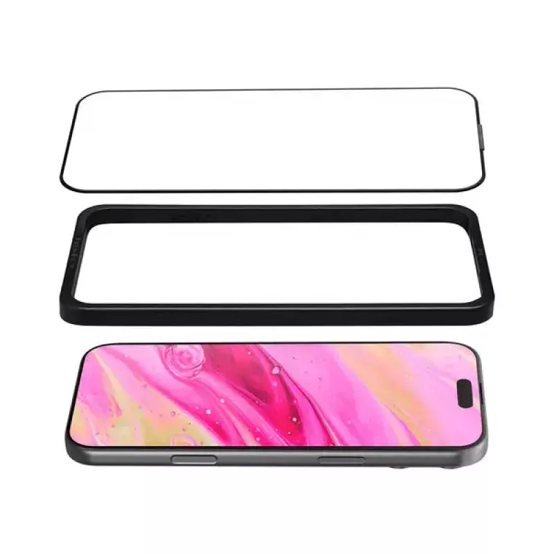 Proteção de ecrã LAUT PRIME GLASS Clear Apple iPhone 17 resistente ao pó, choques e riscos