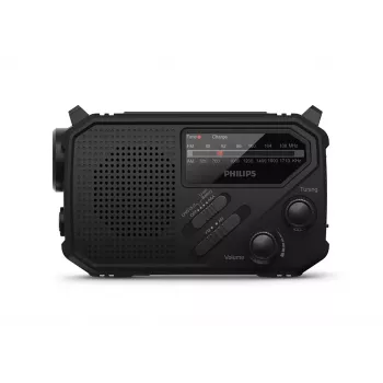Rádio portátil Philips TAR1609/00 analógico e digital AM FM preto