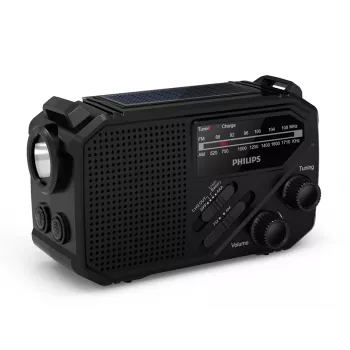Rádio portátil Philips TAR1609/00 analógico e digital AM FM preto