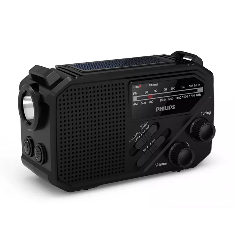 Rádio portátil Philips TAR1609/00 analógico e digital AM FM preto