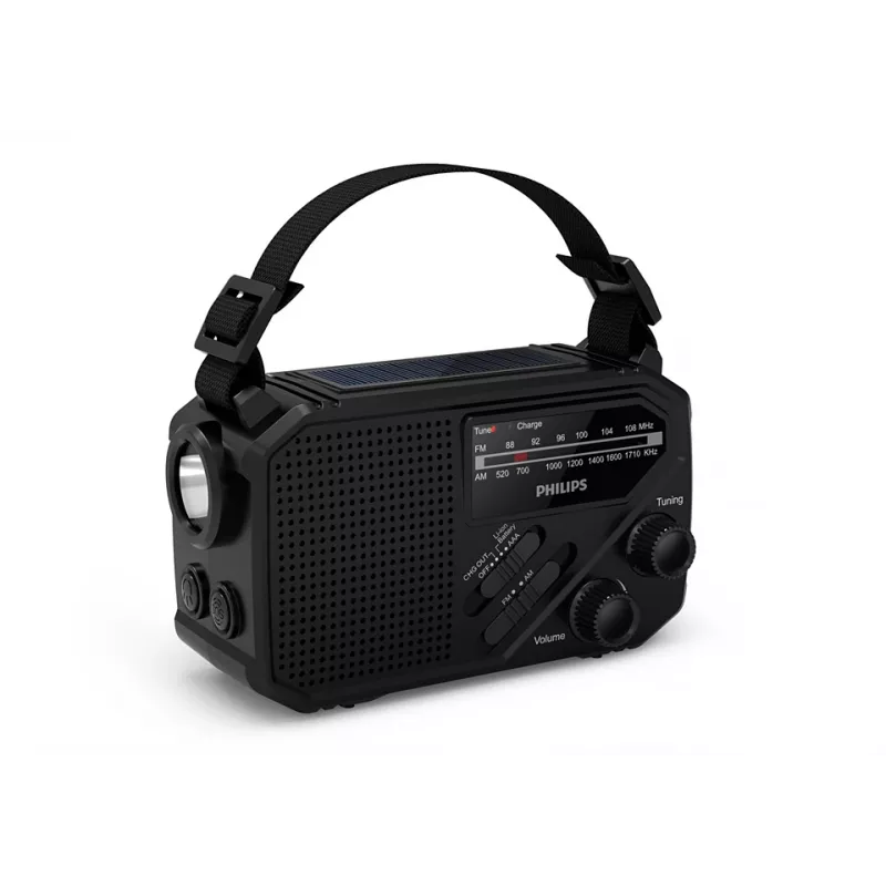 Rádio portátil Philips TAR1609/00 analógico e digital AM FM preto