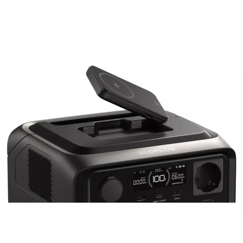 Bateria portátil EcoFlow RIVER 3 MAX PLUS Wireless, 858Wh