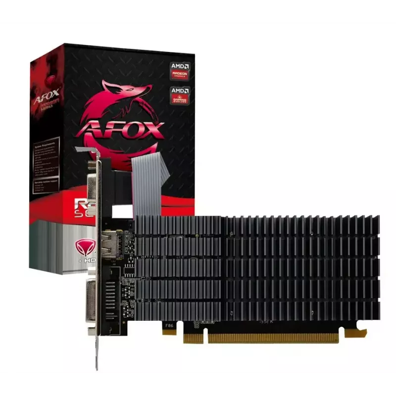 Placa gráfica AFOX Radeon R5 230 1GB DDR3 AFR5230-1024D3L9-V2
