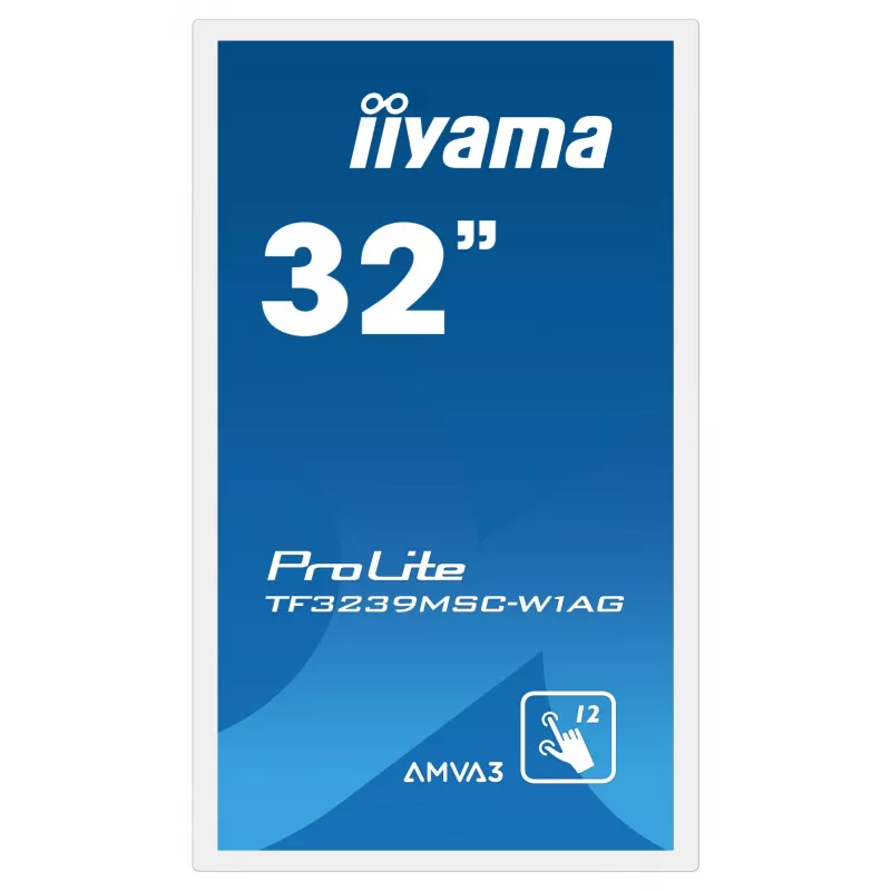 Monitor iiyama ProLite TF3239MSC-W1AG 31,5 polegadas (80 cm) Full HD 1920x1080 LED Touchscreen AMVA3 branco