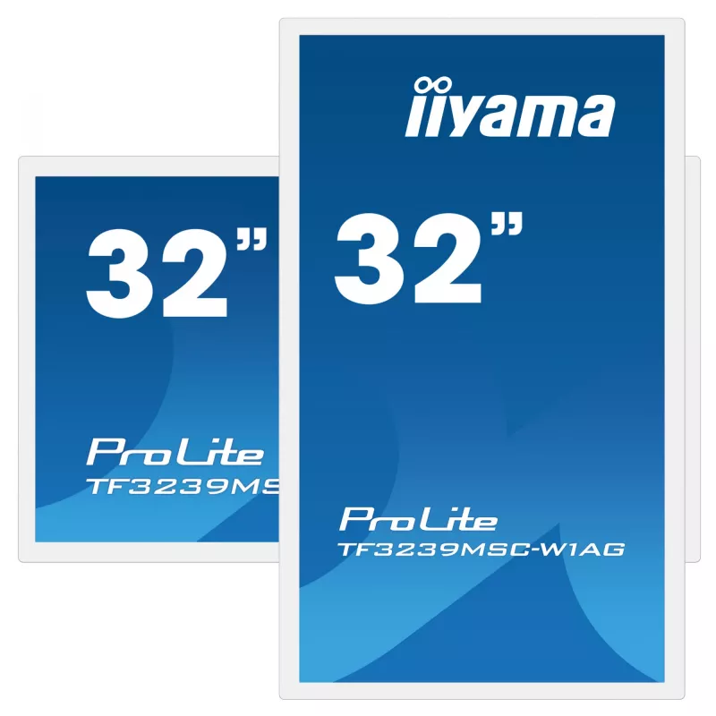 Monitor iiyama ProLite TF3239MSC-W1AG 31,5 polegadas (80 cm) Full HD 1920x1080 LED Touchscreen AMVA3 branco