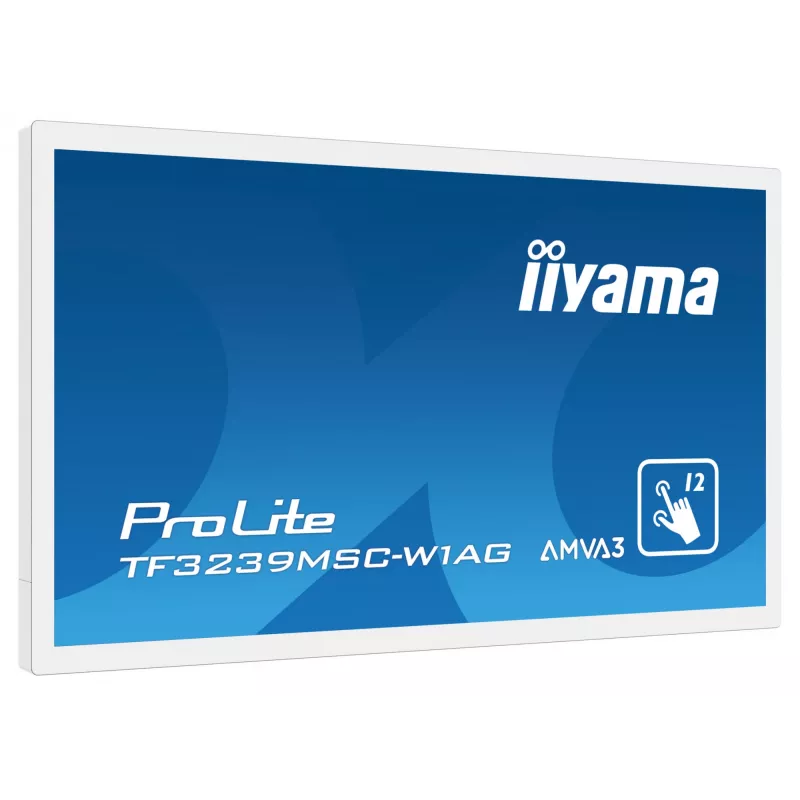 Monitor iiyama ProLite TF3239MSC-W1AG 31,5 polegadas (80 cm) Full HD 1920x1080 LED Touchscreen AMVA3 branco