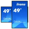 Monitor de computador iiyama ProLite TF4939UHSC-B1AG 124,5 cm (49 polegadas) 3840 x 2160 píxeis 4K Ultra HD LED Touchscreen Multi-user preto