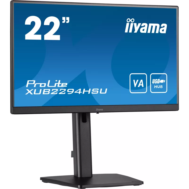Monitor de computador iiyama ProLite XUB2294HSU-B2 54,6 cm (21,5 polegadas) 1920 x 1080 píxeis Full HD LCD preto