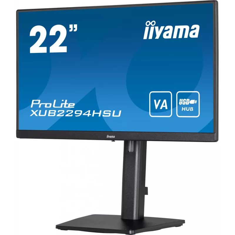 Monitor de computador iiyama ProLite XUB2294HSU-B2 54,6 cm (21,5 polegadas) 1920 x 1080 píxeis Full HD LCD preto