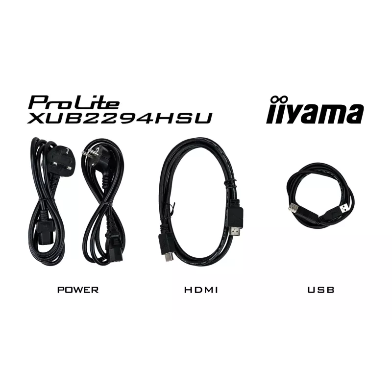 Monitor de computador iiyama ProLite XUB2294HSU-B2 54,6 cm (21,5 polegadas) 1920 x 1080 píxeis Full HD LCD preto