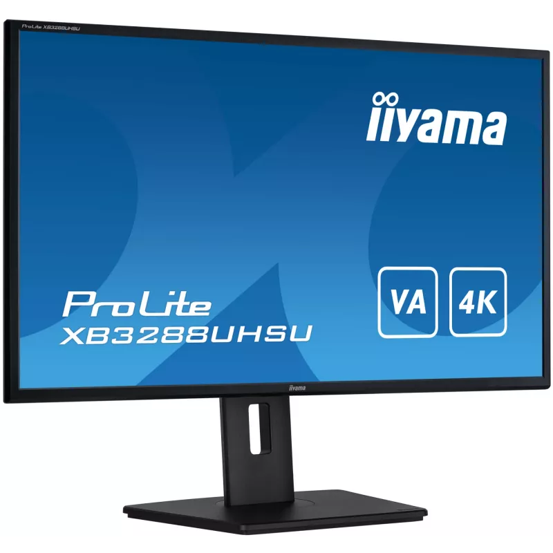 Monitor de computador iiyama ProLite XB3288UHSU-B5 80 cm (31,5 polegadas) 3840 x 2160 píxeis 4K Ultra HD LCD preto