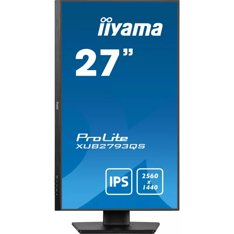 iiyama ProLite XUB2793QS-B7 monitor de computador 68,6 cm (27 inch) 2560 x 1440 píxeis Quad HD LED preto