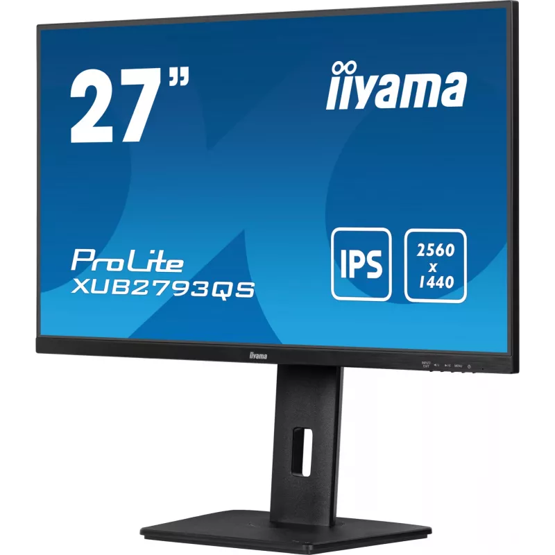 iiyama ProLite XUB2793QS-B7 monitor de computador 68,6 cm (27 inch) 2560 x 1440 píxeis Quad HD LED preto