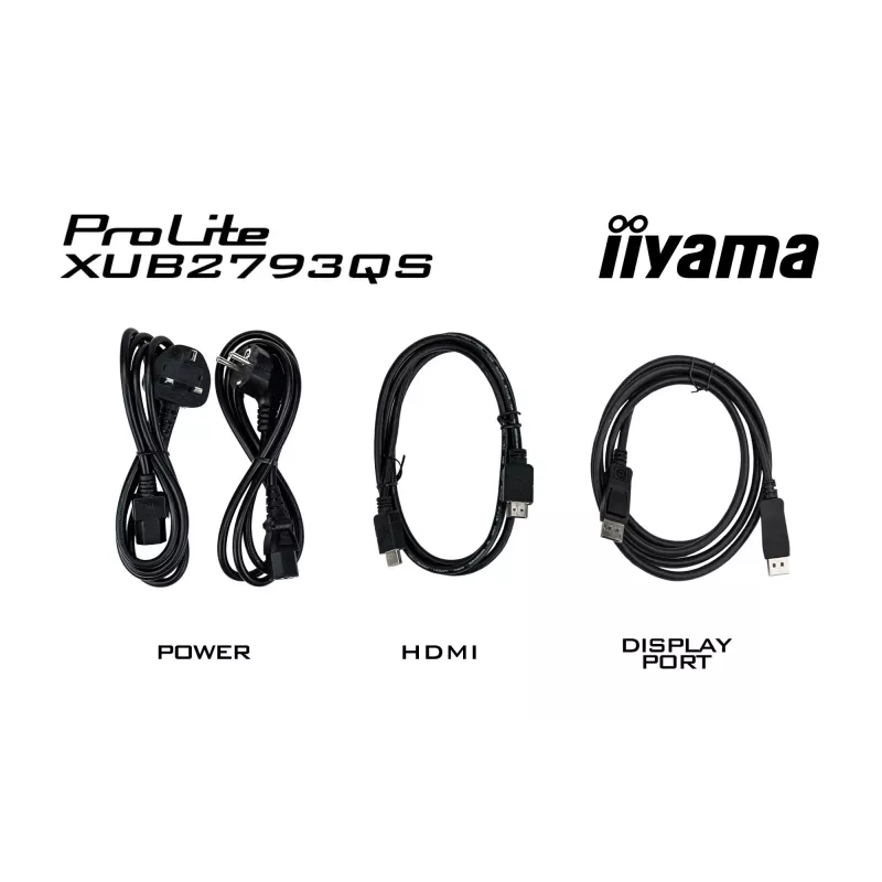 iiyama ProLite XUB2793QS-B7 monitor de computador 68,6 cm (27 inch) 2560 x 1440 píxeis Quad HD LED preto