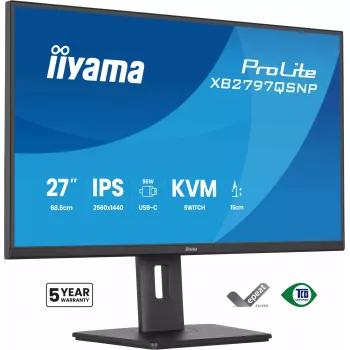 Monitor de computador IIYAMA ProLite XB2797QSNP-B1 68,6 cm (27