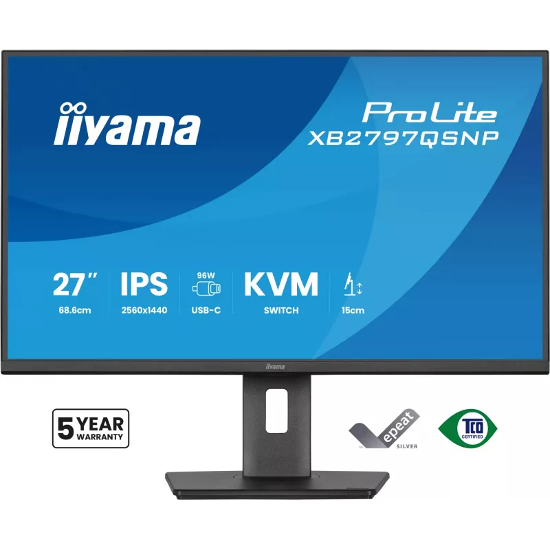 Monitor de computador IIYAMA ProLite XB2797QSNP-B1 68,6 cm (27