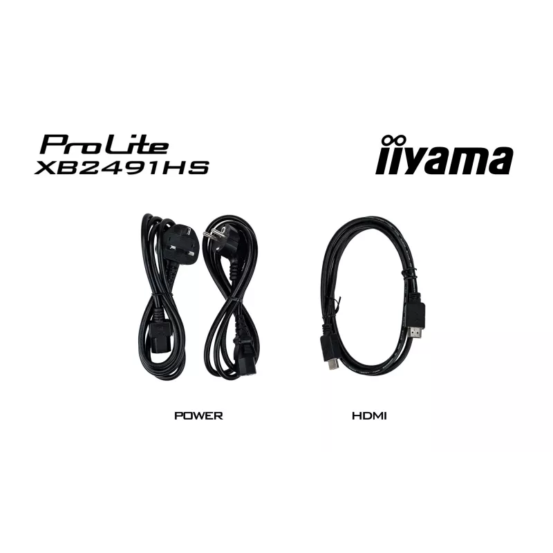 Monitor IIYAMA XB2491HS-B1 60,5 cm (23,8 inch) 16:9 IPS com HDMI, DisplayPort e altifalantes integrados