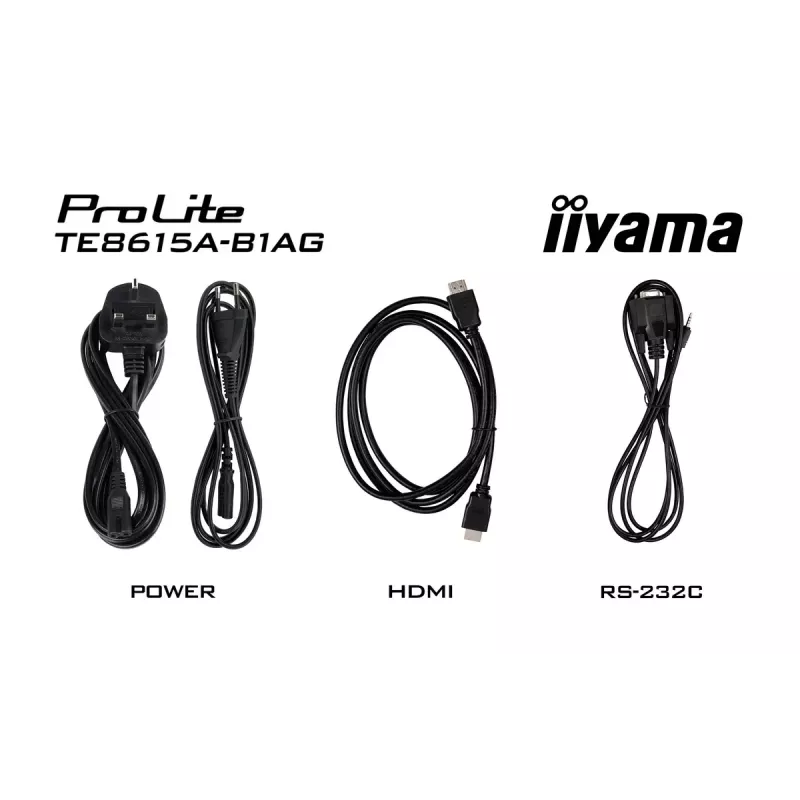Ecrã tátil interativo IIYAMA TE8615A-B2AG 86