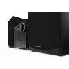 Micro-sistema de áudio doméstico Sharp XL-B512(BK) – 45 W, leitor de CD único, rádio FM, MP3, ligações de altifalantes tipo banana, preto