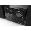 Micro-sistema de áudio doméstico Sharp XL-B512(BK) – 45 W, leitor de CD único, rádio FM, MP3, ligações de altifalantes tipo banana, preto