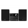 Micro-sistema de áudio doméstico Sharp XL-B512(BK) – 45 W, leitor de CD único, rádio FM, MP3, ligações de altifalantes tipo banana, preto