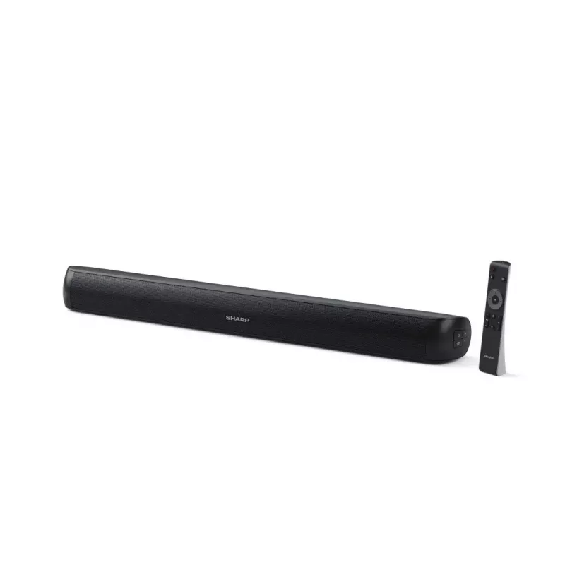 Barra de som Sharp HT-SB107 preto 2.0 canais 90 W
