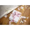 Fita de etiquetar Brother TZE-RE54 dourado sobre rosa