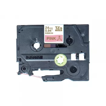 Fita de etiquetar Brother TZE-RE54 dourado sobre rosa