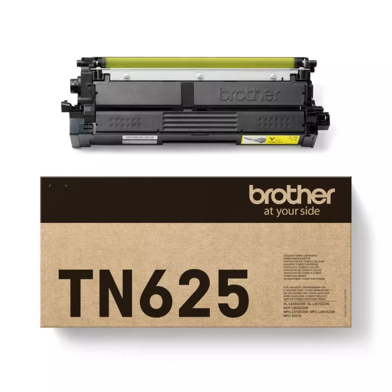 Toner Brother TN-625Y amarelo original, 1 unid., rendimento 1800 páginas