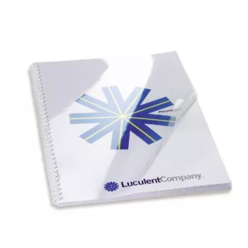 Cartões de encadernação GBC HiClear A4 180 mícron, A4, policloreto de vinilo (PVC), transparente, 100 unid.