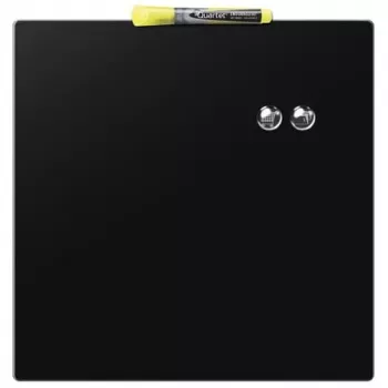 Placa quadrada magnética Rexel 360x360mm preto, 360 x 360 mm, preto, íman, 405 g