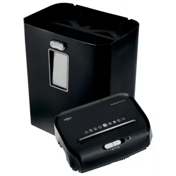 Destruidora de documentos de corte cruzado Rexel ProMax REX623 P4, corte cruzado, 22 cm, 4 x 40 mm, 23 L, 222 folhas, 58 dB