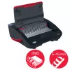 Encadernadora elétrica GBC CombBind® CB25E, encadernadora de pente, elétrica, 390 folhas, preto, vermelho