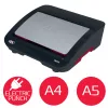 Encadernadora elétrica GBC CombBind® CB25E, encadernadora de pente, elétrica, 390 folhas, preto, vermelho
