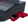 Encadernadora elétrica GBC CombBind® CB25E, encadernadora de pente, elétrica, 390 folhas, preto, vermelho