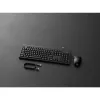 Conjunto de secretária recarregável Kensington KM270 EQ – sem fios, sem fios, RF Wireless + Bluetooth, membrana, QWERTZ, preto, rato incluído