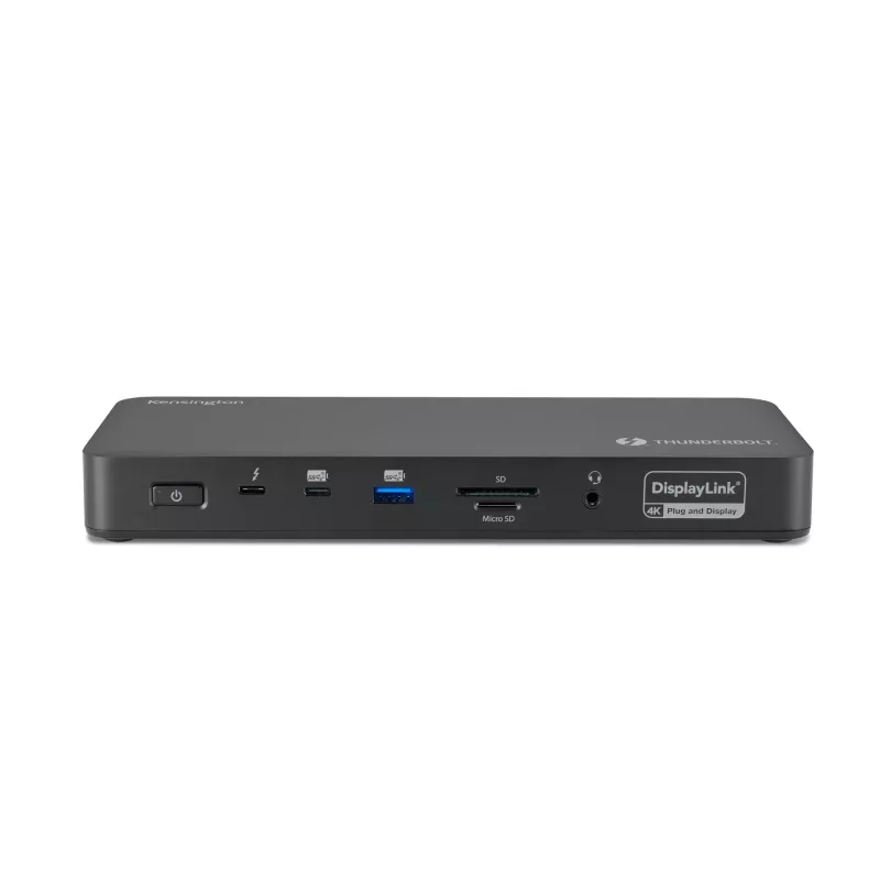 Dock híbrido Kensington SD5920T EQ Thunderbolt 4 Quad 4K com tecnologia DisplayLink