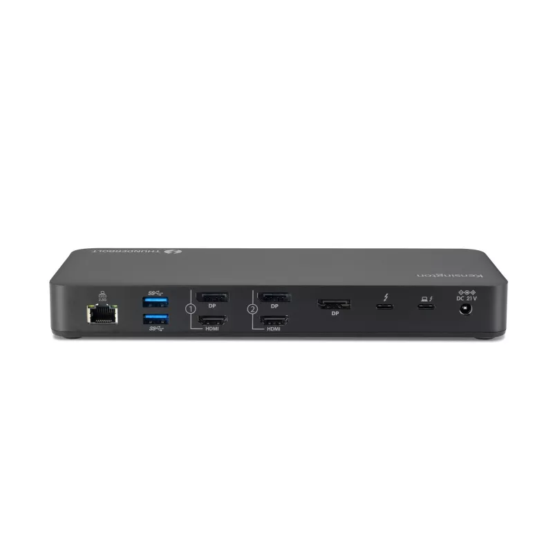 Dock híbrido Kensington SD5920T EQ Thunderbolt 4 Quad 4K com tecnologia DisplayLink