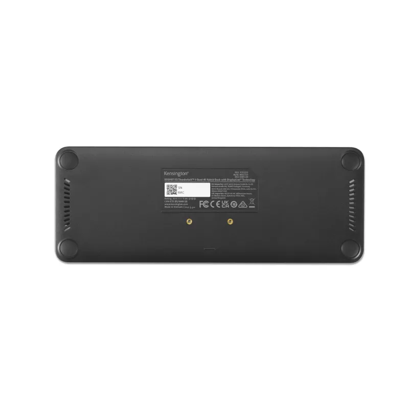 Dock híbrido Kensington SD5920T EQ Thunderbolt 4 Quad 4K com tecnologia DisplayLink